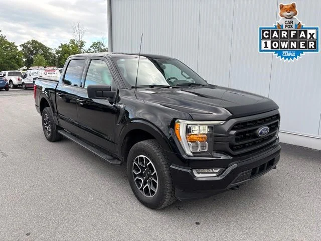 Certified Used 2023 Black Metallic Ford XLT image 1