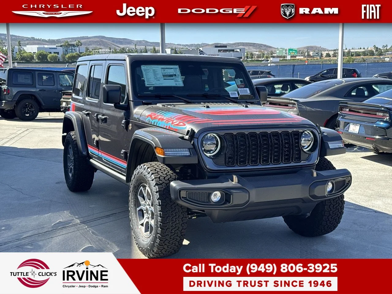 New 2027 Granite Crystal Metallic Clear-Coat Paint Jeep Rewind image 9