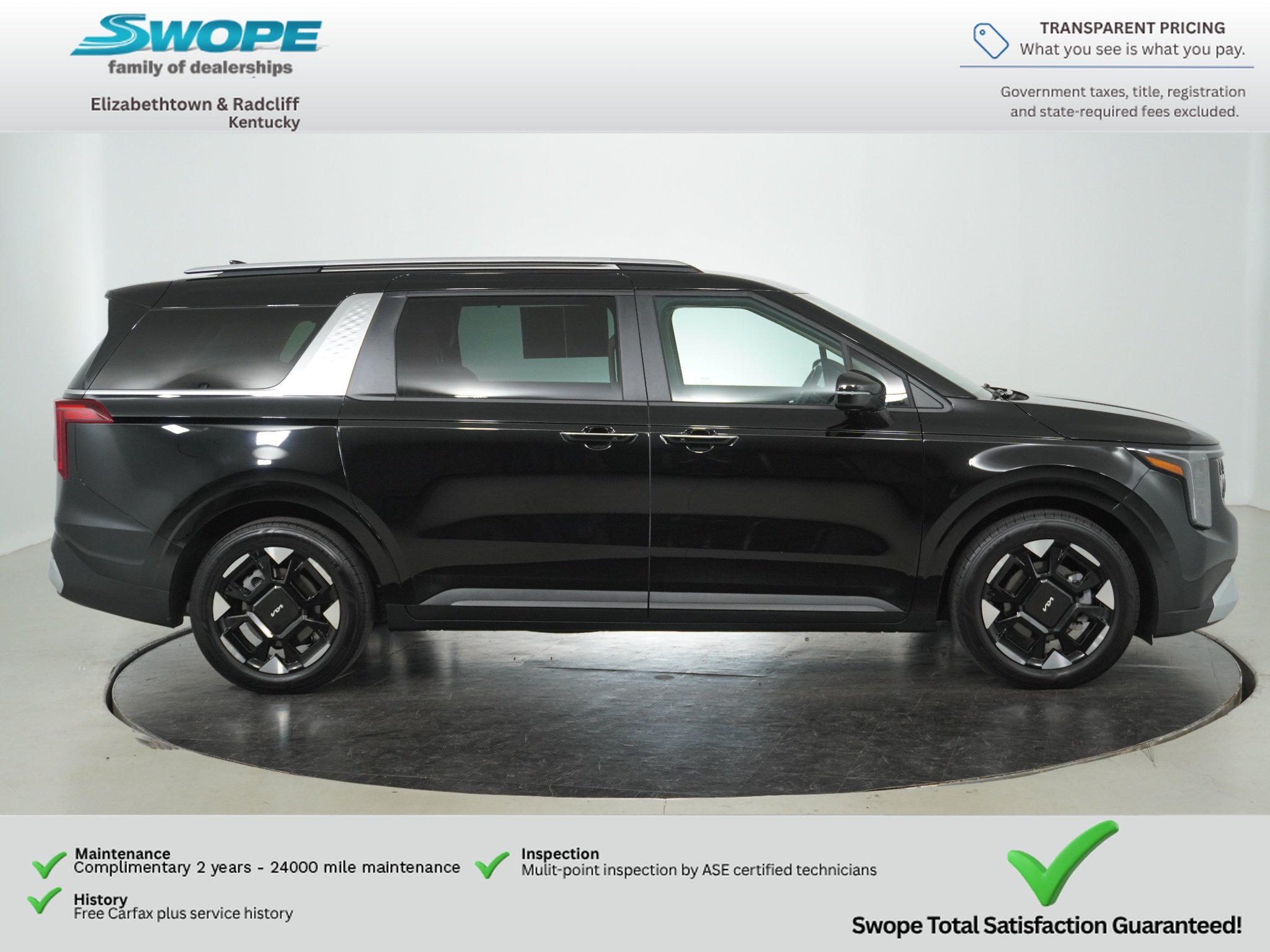 Used 2026 Aurora Black Pearl Kia EX image 3