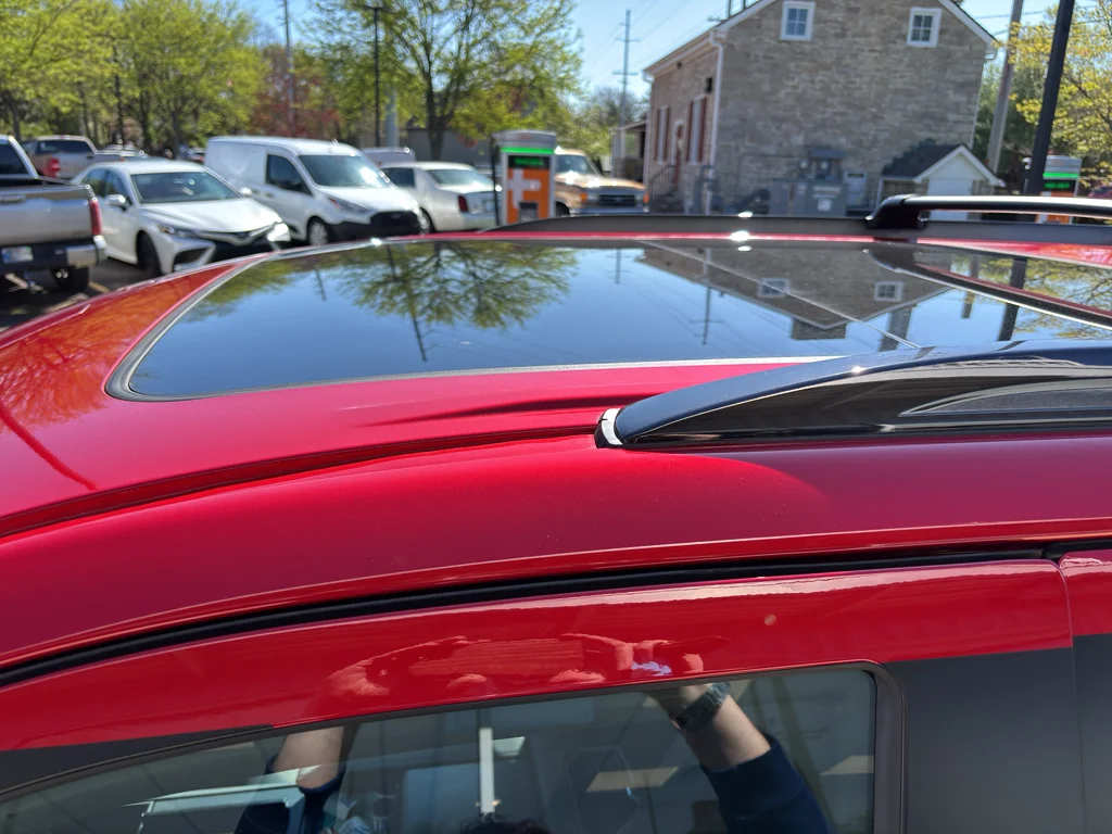 Used 2025 Supersonic Red Toyota Platinum image 5