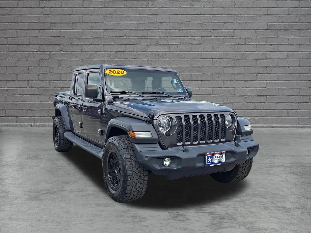 Used 2020 Granite Crystal Metallic Clearcoat Jeep Sport S image 2