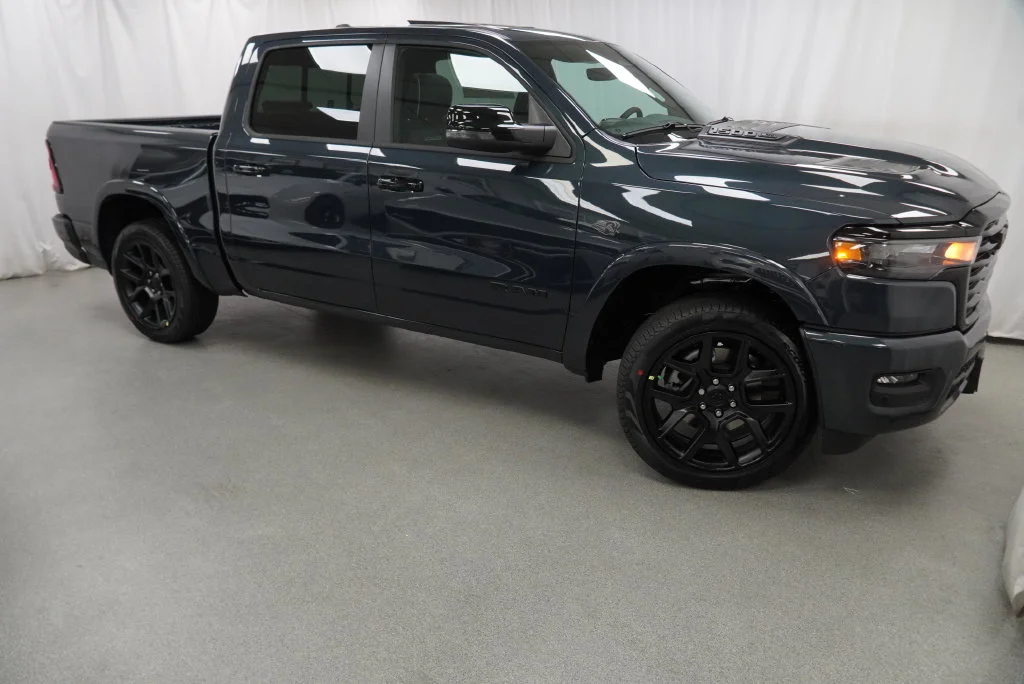 New 2027 Forged Blue Metallic Exterior Paint RAM Laramie image 12