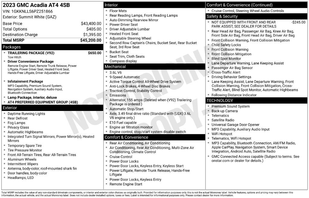2023 GMC Acadia AT4 - Photo 41