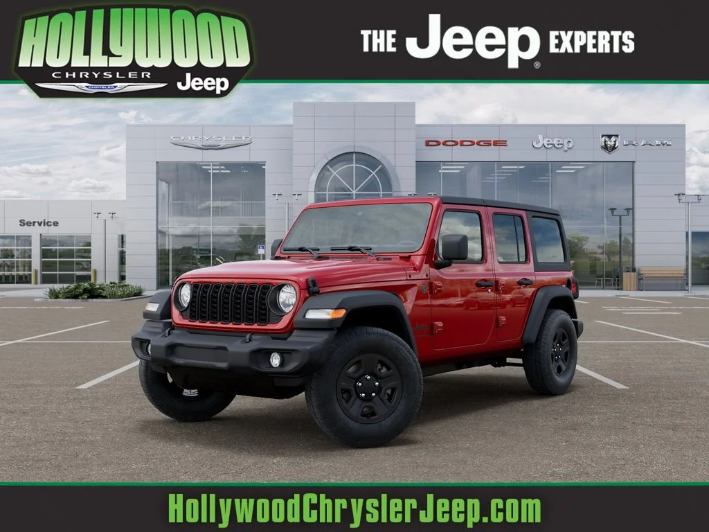 New 2026 Firecracker Red Clear-Coat Exterior Paint Jeep Sport image 1