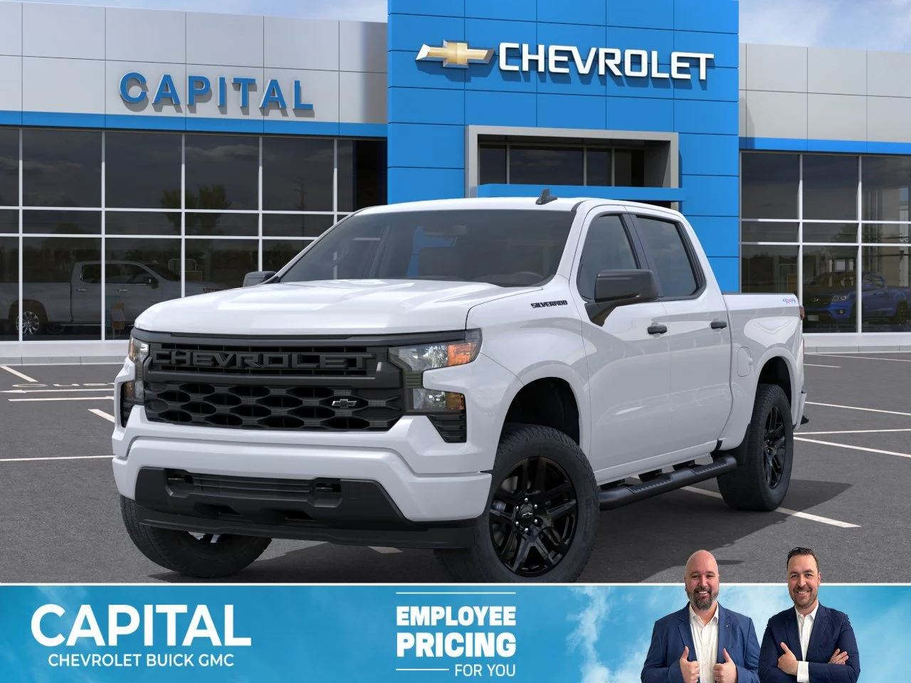 New 2026 Summit White Chevrolet Custom image 1