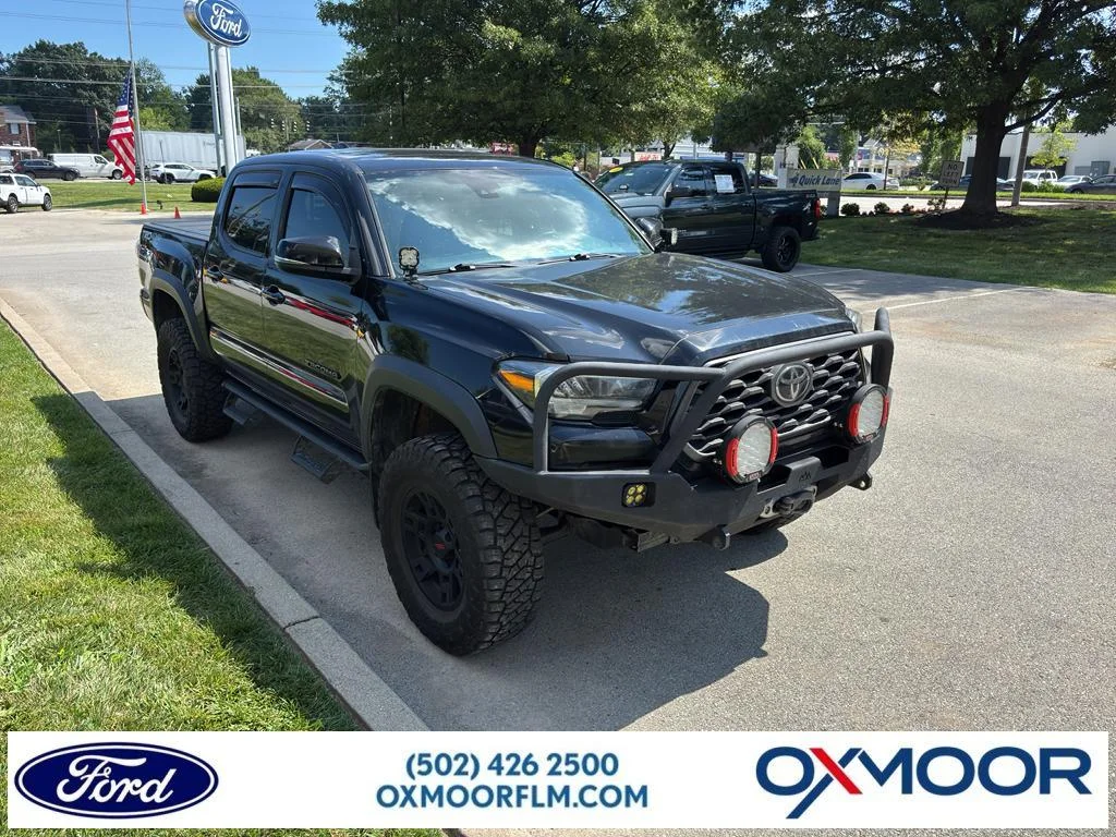 Used 2021 Midnight Black Metallic Toyota TRD Off Road image 1