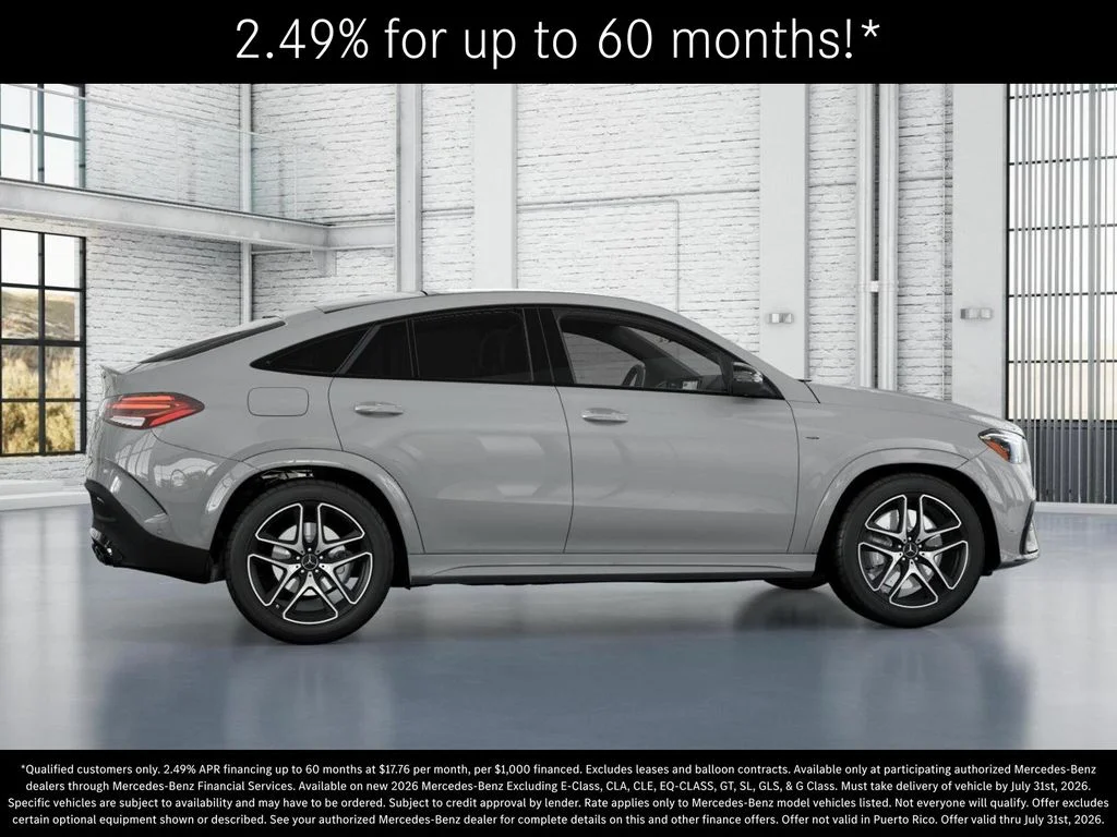 New 2026 MANUFAKTUR Alpine Grey Mercedes-Benz AMG® GLE 53 4MATIC+ Coupe image 17