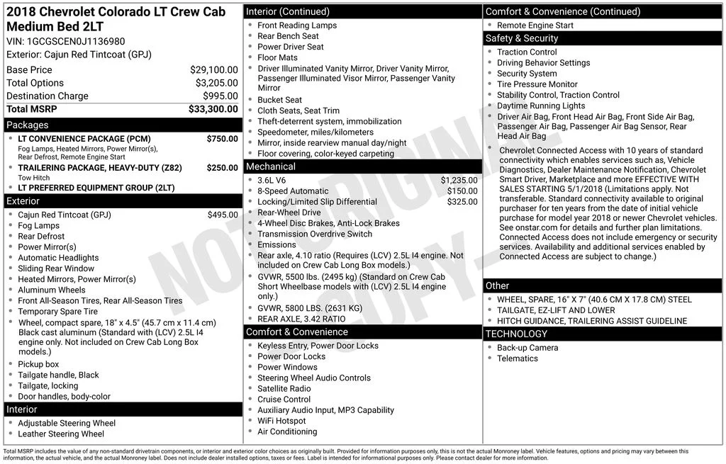 Used 2018 Red Chevrolet LT image 3