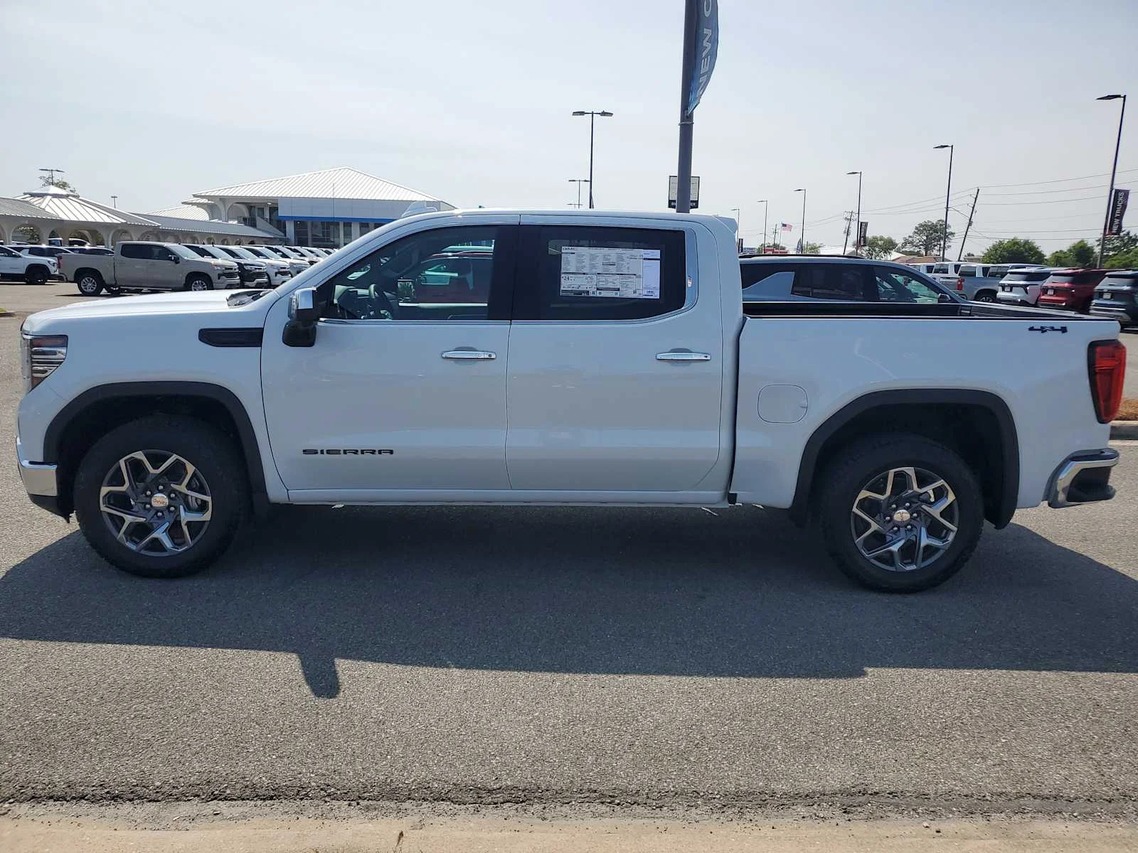 New 2026 Glacier White Tricoat GMC SLT image 2