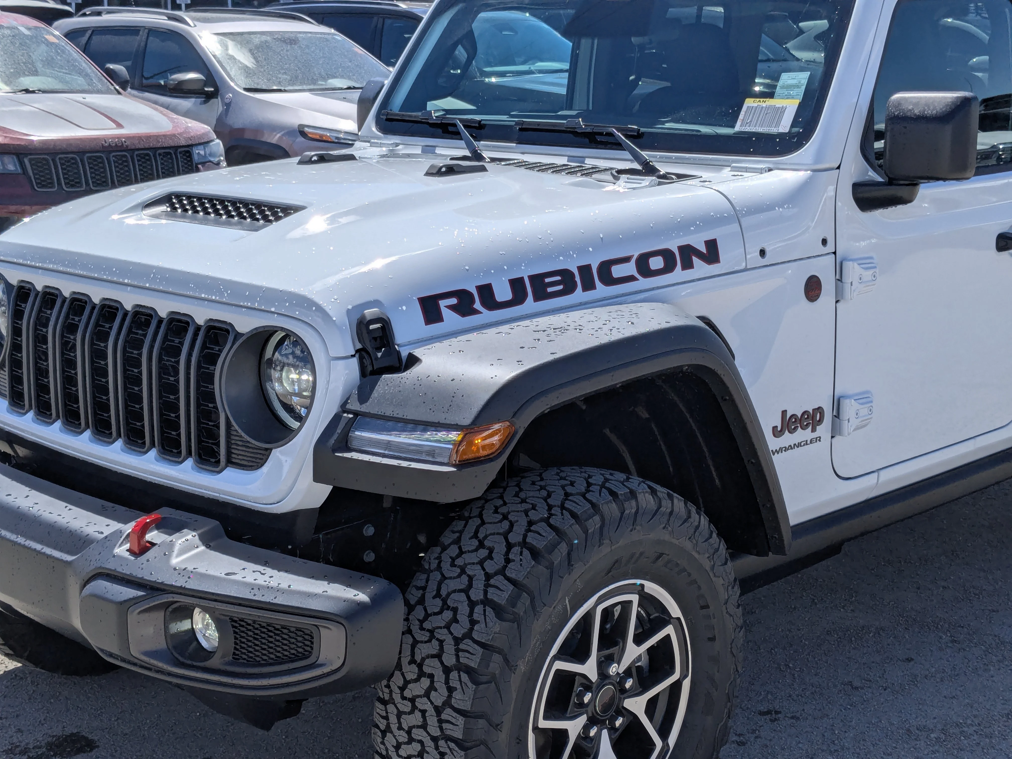 New 2026 White Jeep Rubicon - - 3.6L V6 - Nappa Leather - 3-Pc Hardtop - Steel Perf Hood - Safety & Conv Grps & More! image 9