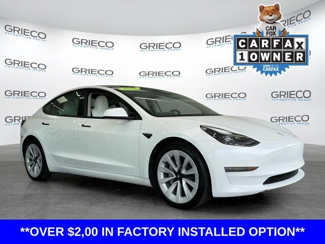 Used 2023 White Tesla Base image 1
