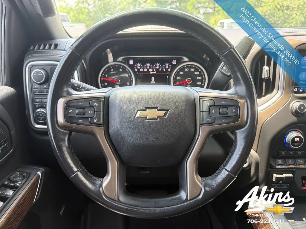 Used 2022 Black Chevrolet High Country DRW image 25