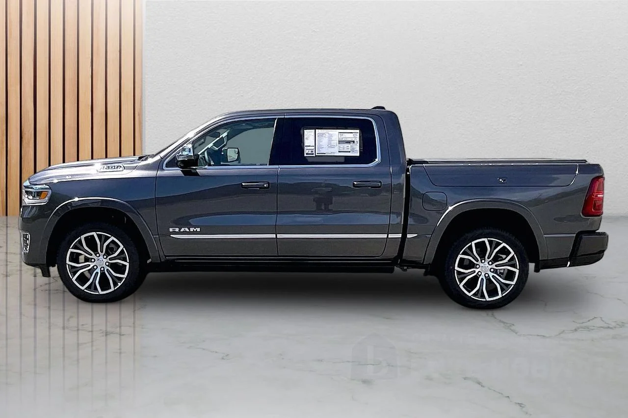 New 2026 Granite Crystal Metallic Clear-Coat Exterior Paint RAM Tungsten image 6