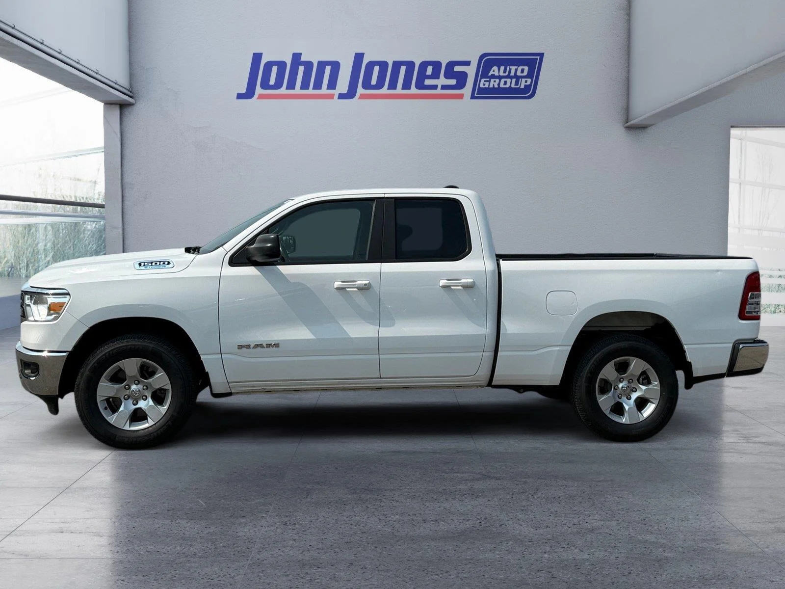 Used 2022 Bright White Clearcoat Ram Lone Star image 2