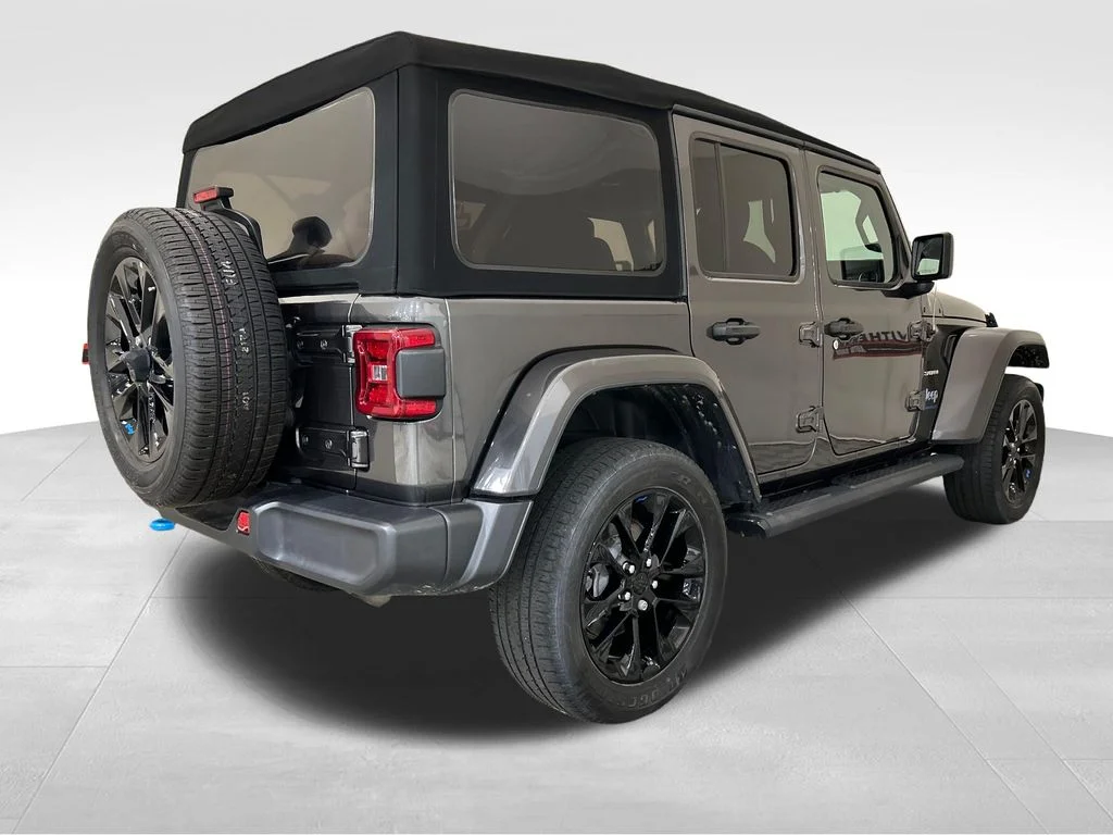 Used 2023 Gray Jeep Sahara 4xe image 5