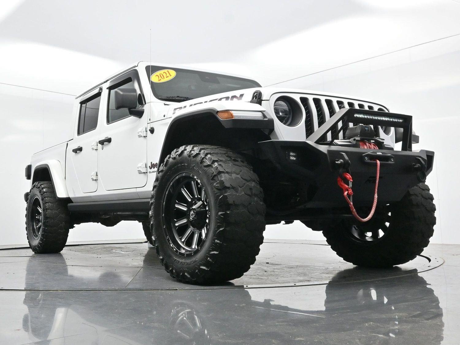 Used 2021 Bright White Clearcoat Jeep Rubicon image 45