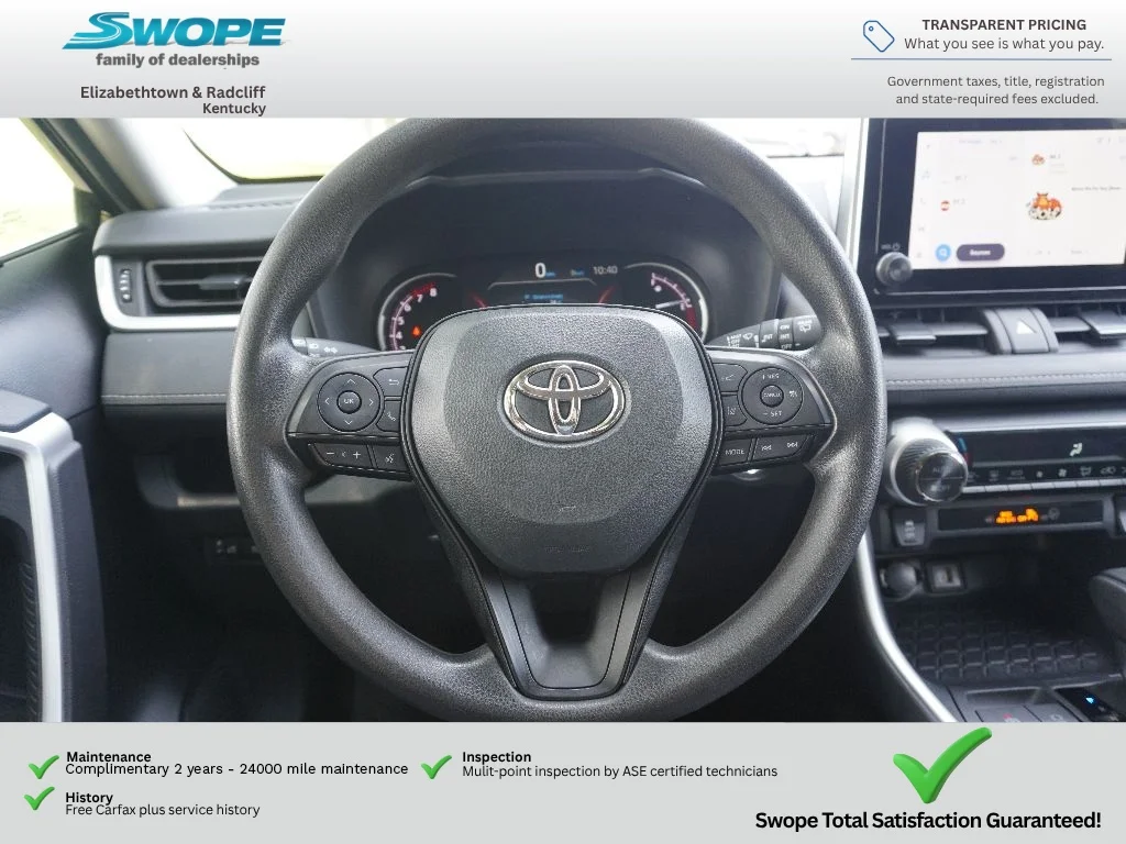 Used 2024 Midnight Black Metallic Toyota XLE image 16