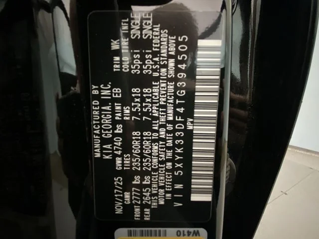 Used 2026 Black Kia EX image 27