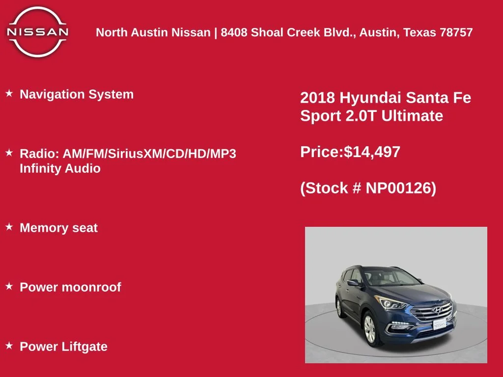 Used 2018 Blue Hyundai 2.0T Ultimate image 11