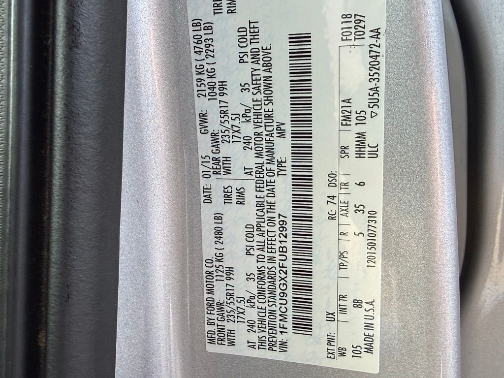 Used 2015 Ingot Silver Ford SE image 27