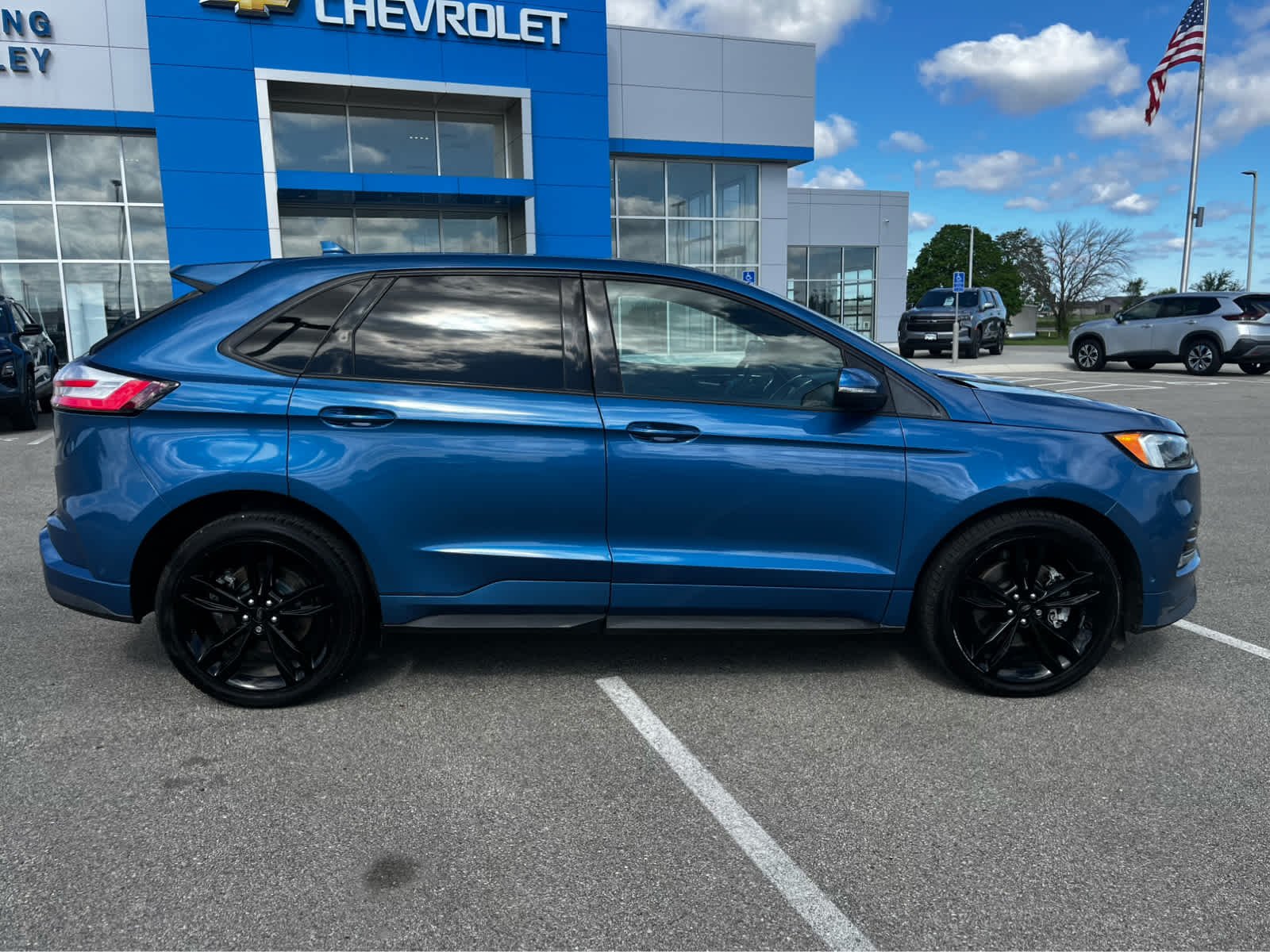 Used 2019 Ford Edge ST with VIN 2FMPK4AP1KBC36309 for sale in Spring Valley, Minnesota