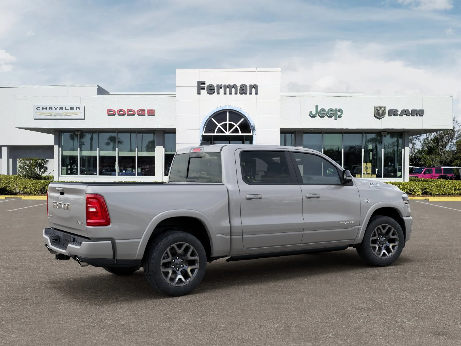 New 2026 Silver Zynith Exterior Paint RAM Laramie image 5