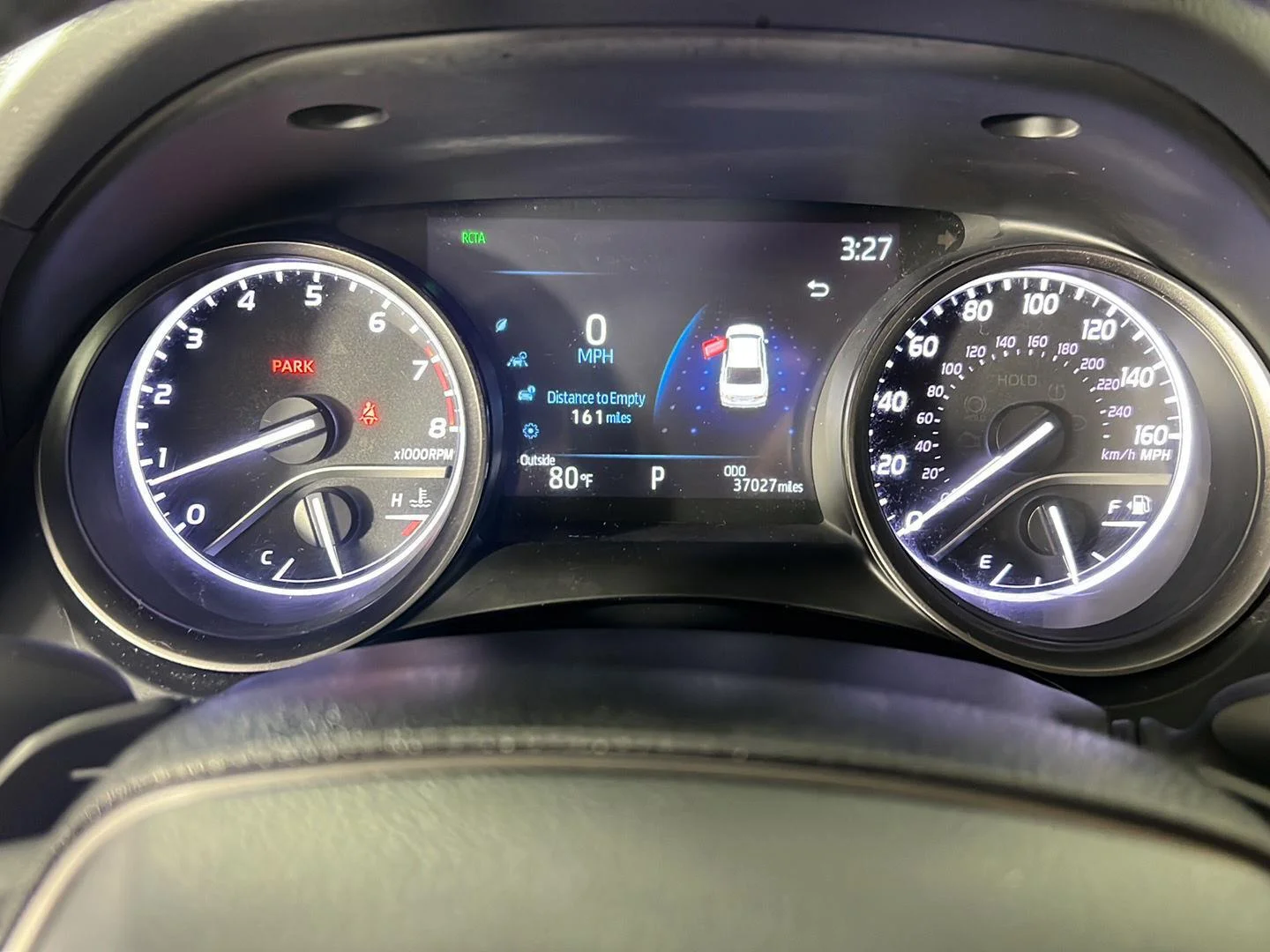 Used 2021 Celestial Silver Metallic Toyota SE image 18
