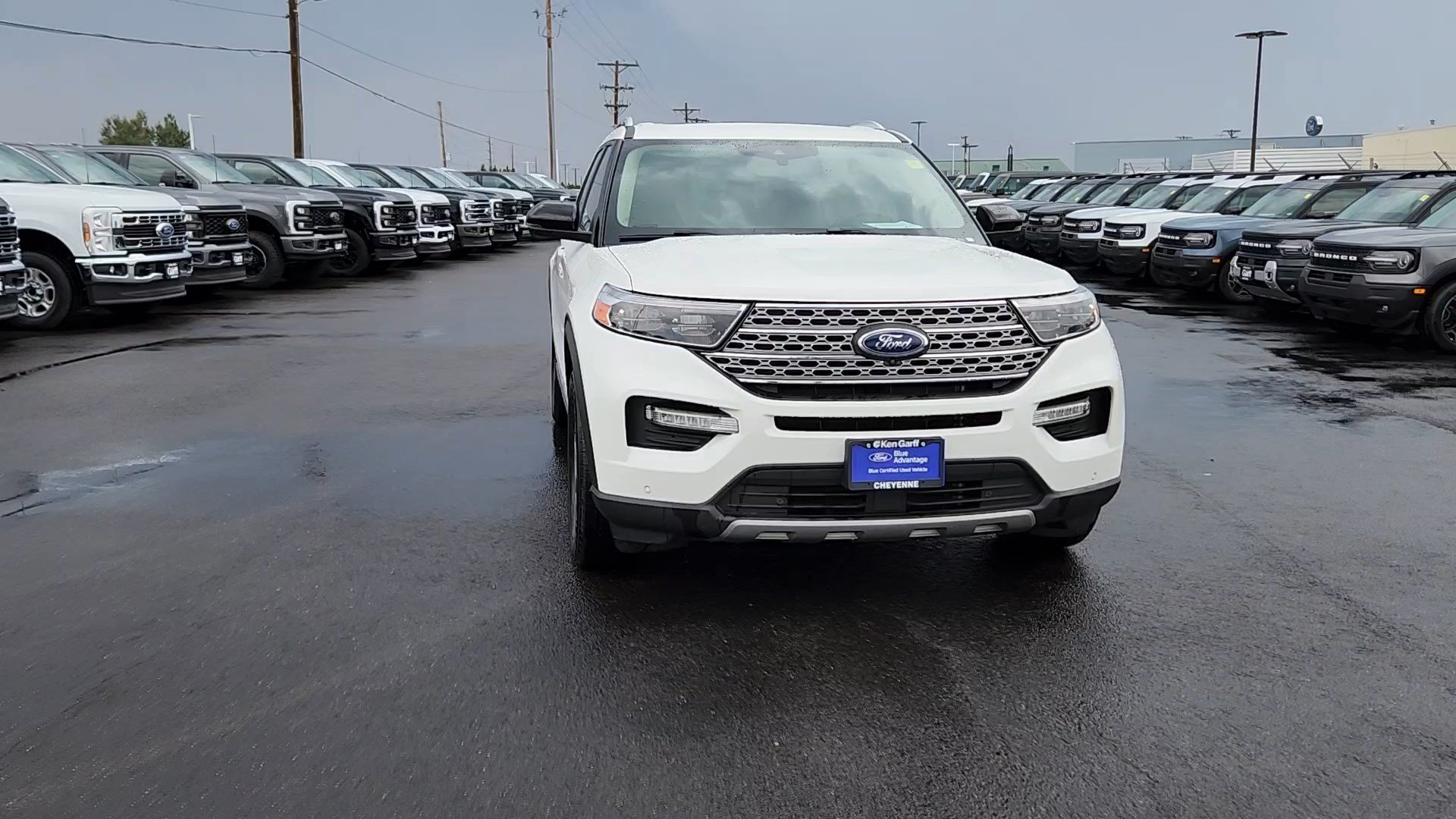 Used 2020 Star White Metallic Tri-Coat Ford Limited image 4