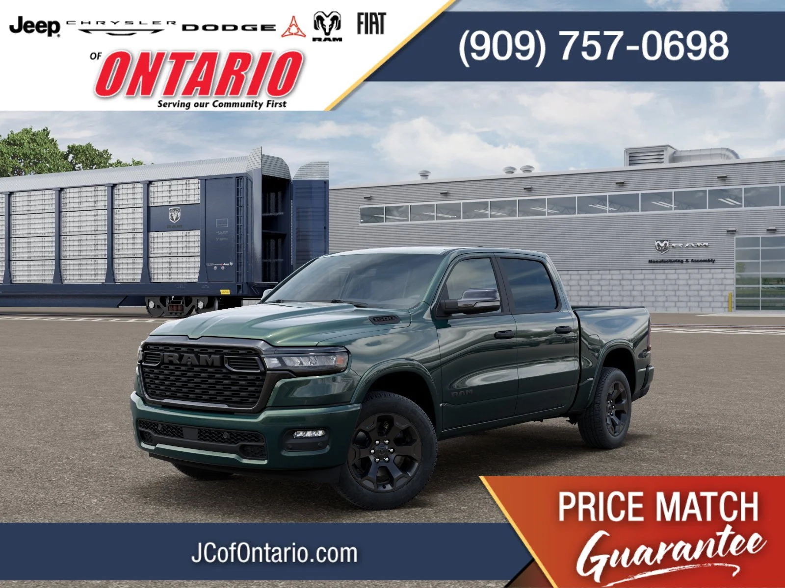 New 2026 Serrano Green Metallic RAM Big Horn/Lone Star image 1