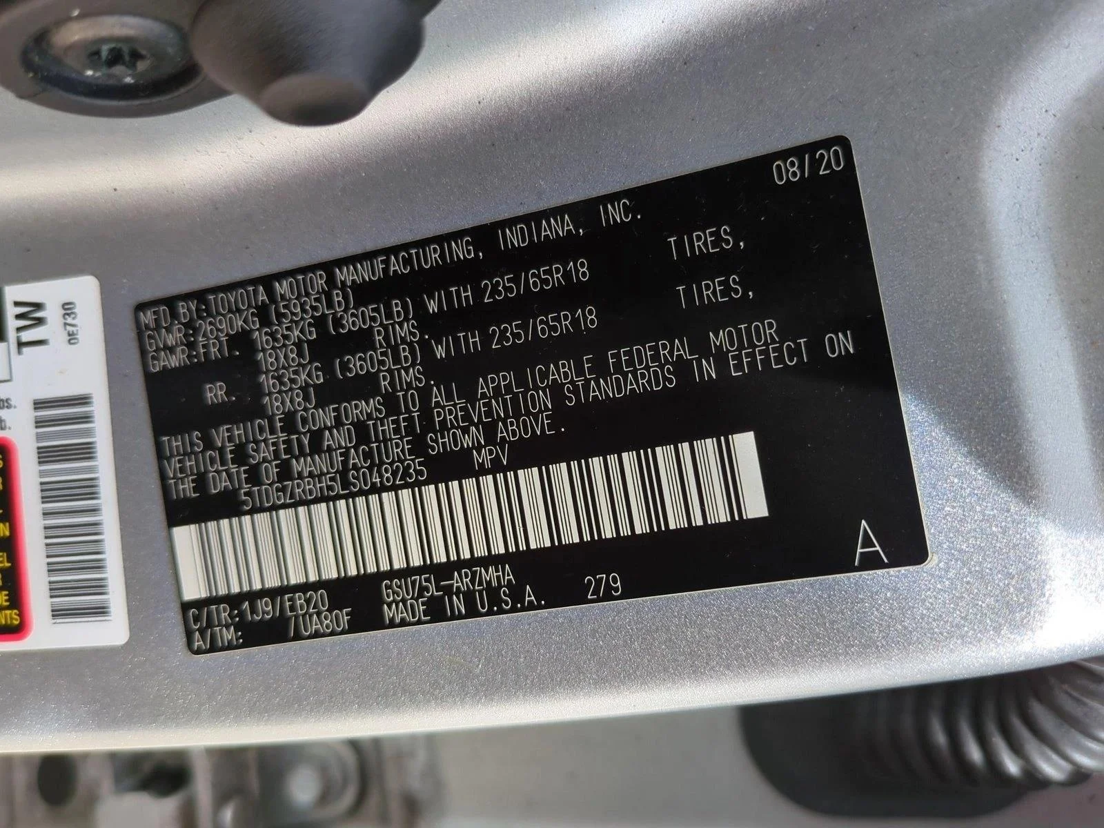 Used 2020 Celestial Silver Metallic Toyota XLE image 13