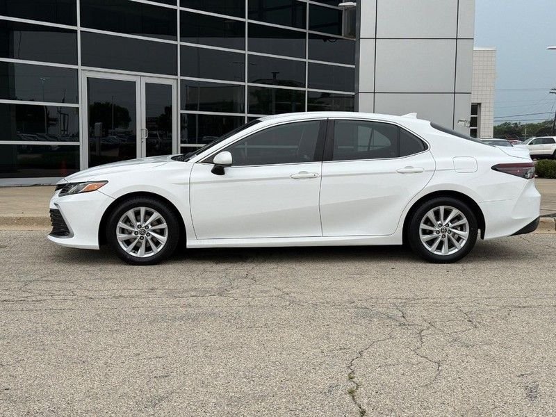 Used 2021 Super White Toyota LE image 6