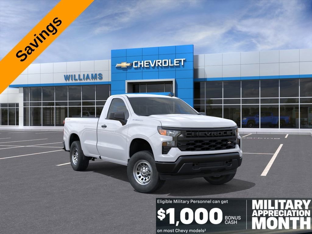 2026 Chevrolet Silverado 1500 Work Truck 1WT 4X4 Regular Cab Long Box's photo