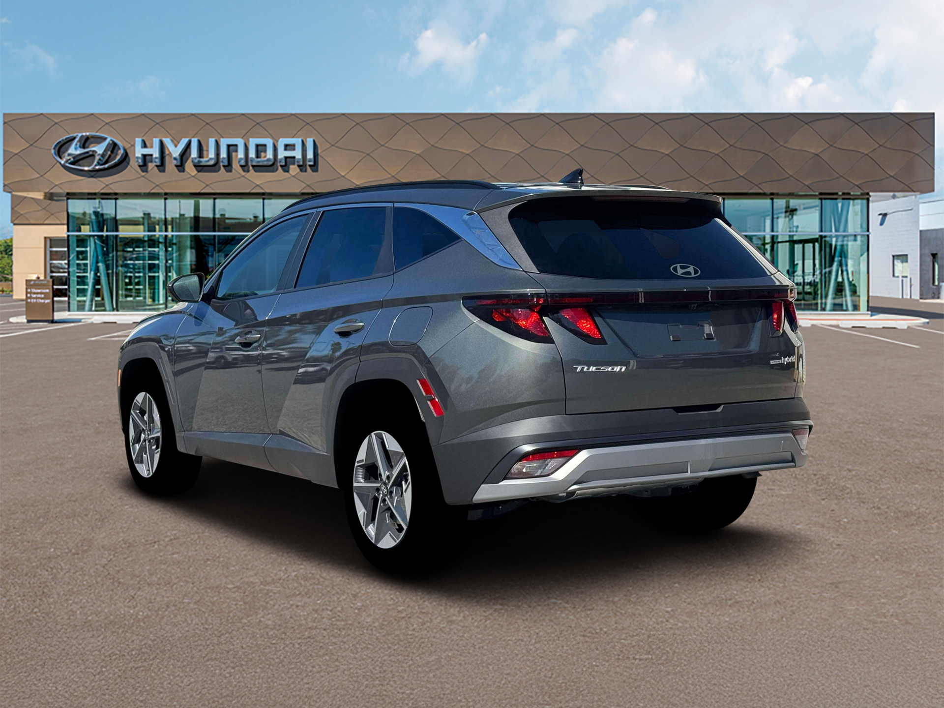 New 2026 Amazon Gray Hyundai SEL AWD image 5