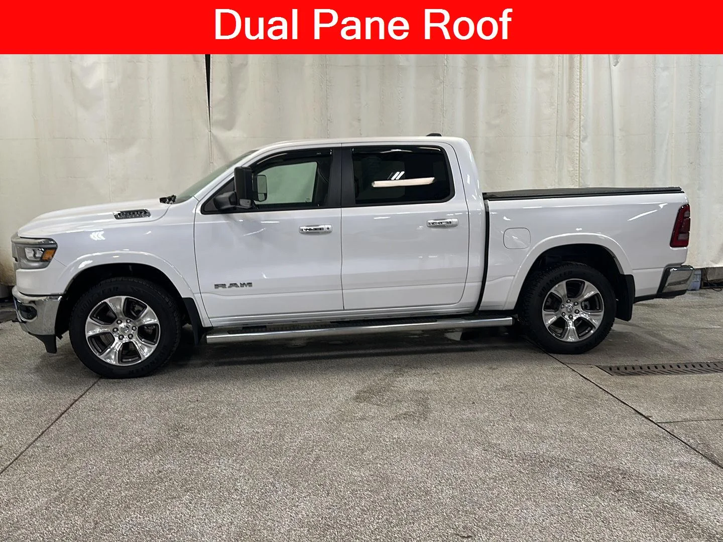 Used 2021 RAM Ram 1500 Pickup Laramie with VIN 1C6SRFJT2MN590423 for sale in Waconia, Minnesota
