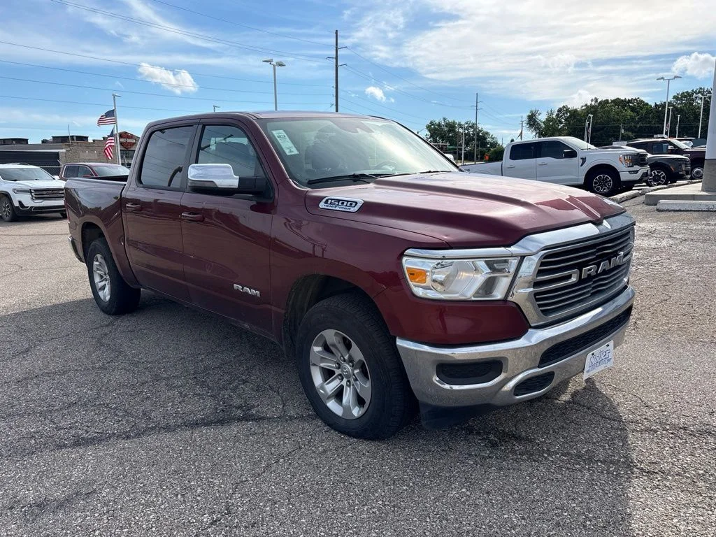 Used 2023 Delmonico Red Pearlcoat Ram Laramie image 1