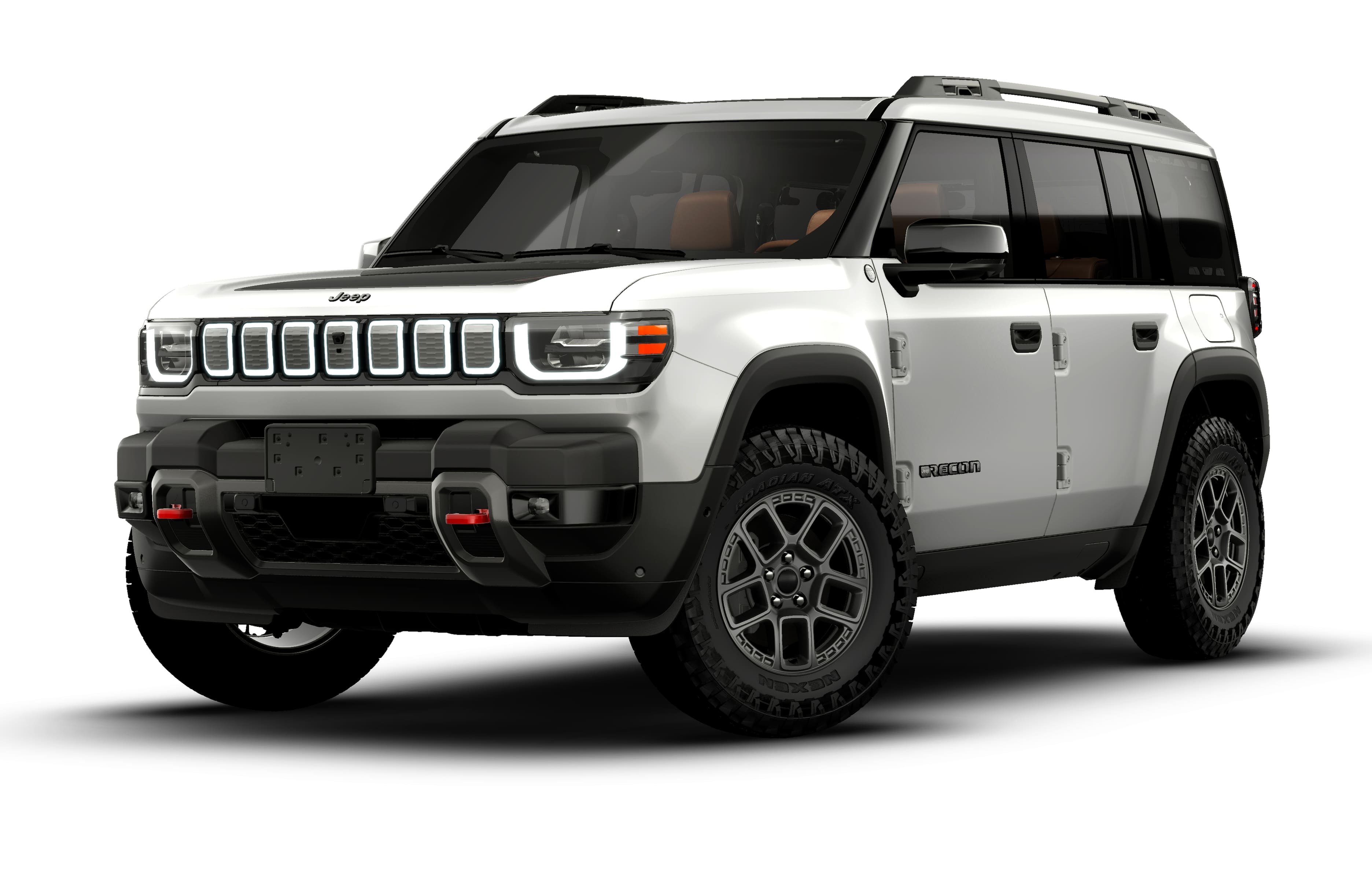 New 2026 Bright White Clear-Coat Exterior Paint Jeep  image 1