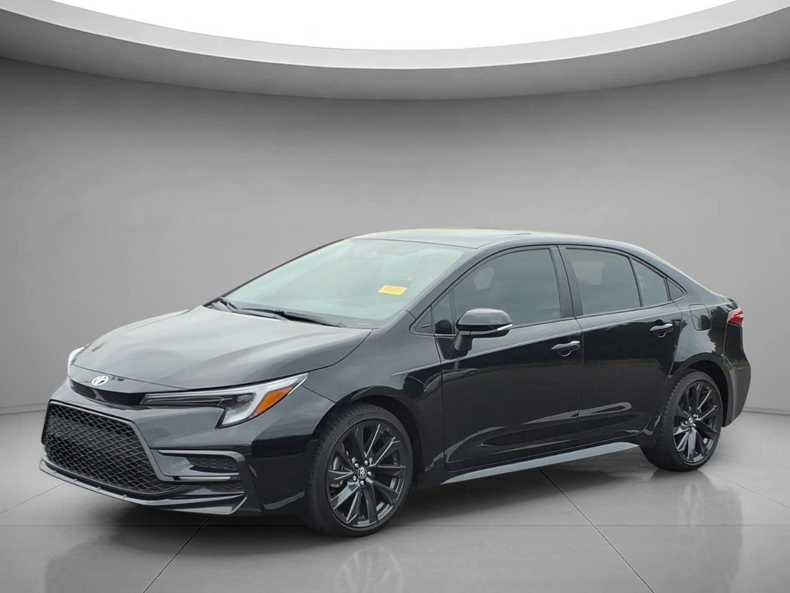 Used 2023 Midnight Black Metallic Toyota XSE image 1