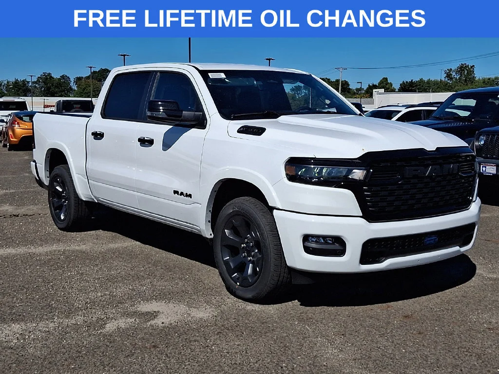 New 2027 Bright White Clear-Coat Exterior Paint RAM Big Horn image 1