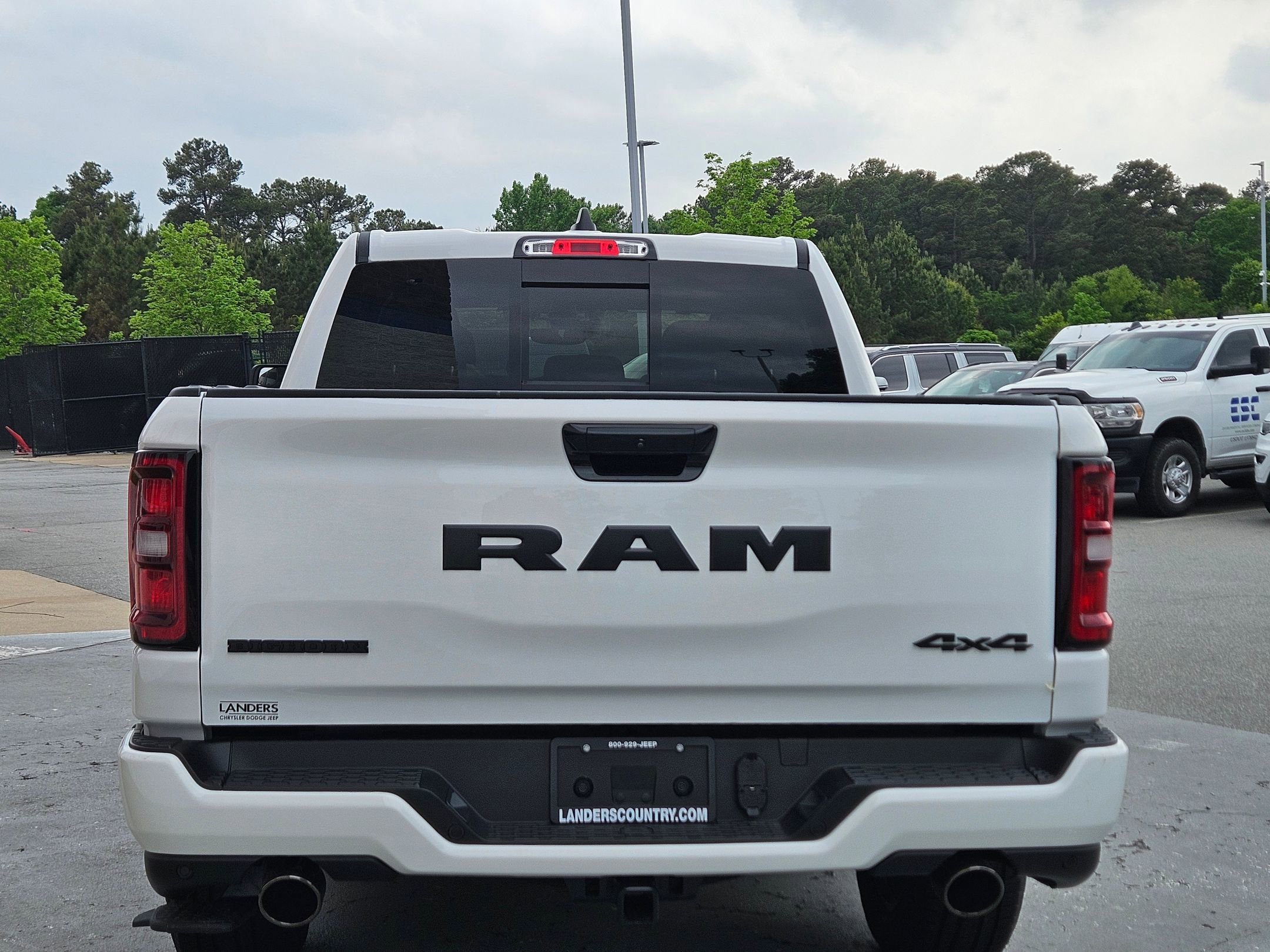 New 2026 Bright White Clear-Coat Exterior Paint RAM Big Horn image 6