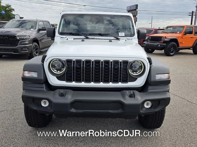New 2026 Bright White Clear-Coat Exterior Paint Jeep Sport S image 2