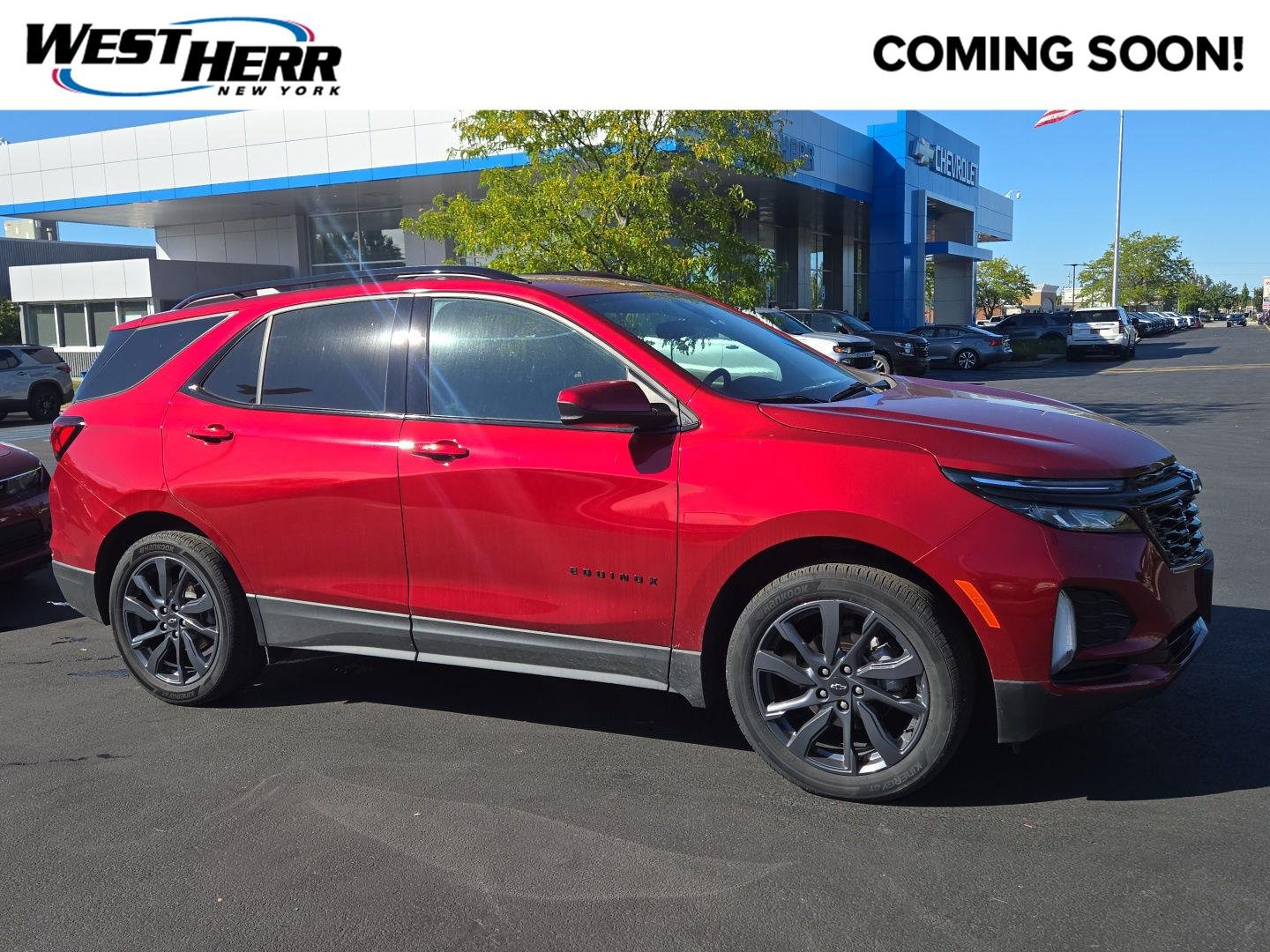 Used 2024 Radiant Red Tintcoat Chevrolet RS image 1