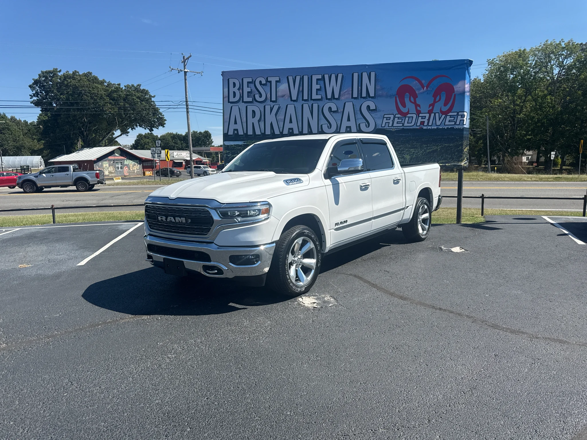 Used 2019 Ivory White Tri-Coat Pearlcoat Ram Limited image 1