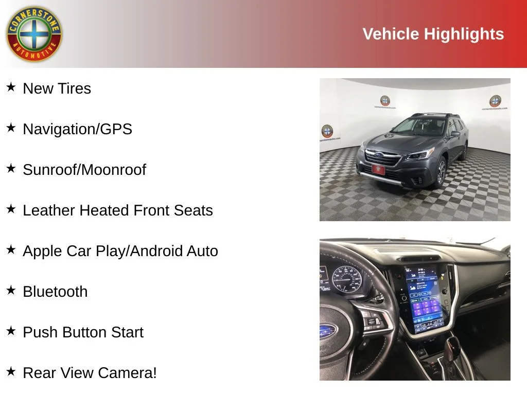 Used 2021 Subaru Outback Limited with VIN 4S4BTANC6M3179654 for sale in Elk River, Minnesota