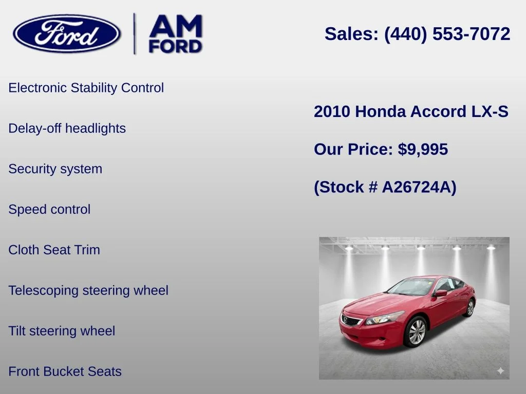 Used 2010  Honda LX-S image 13