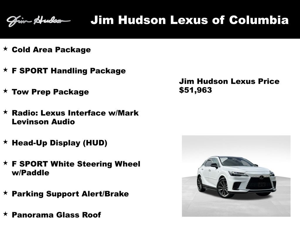 Certified Used 2023 ULTRA WHITE Lexus 350 F Sport Handling image 4
