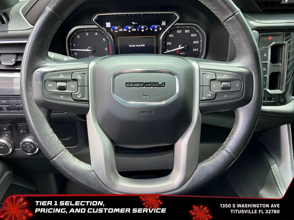 Used 2021 WHITE FROST TRICOAT GMC Denali image 50