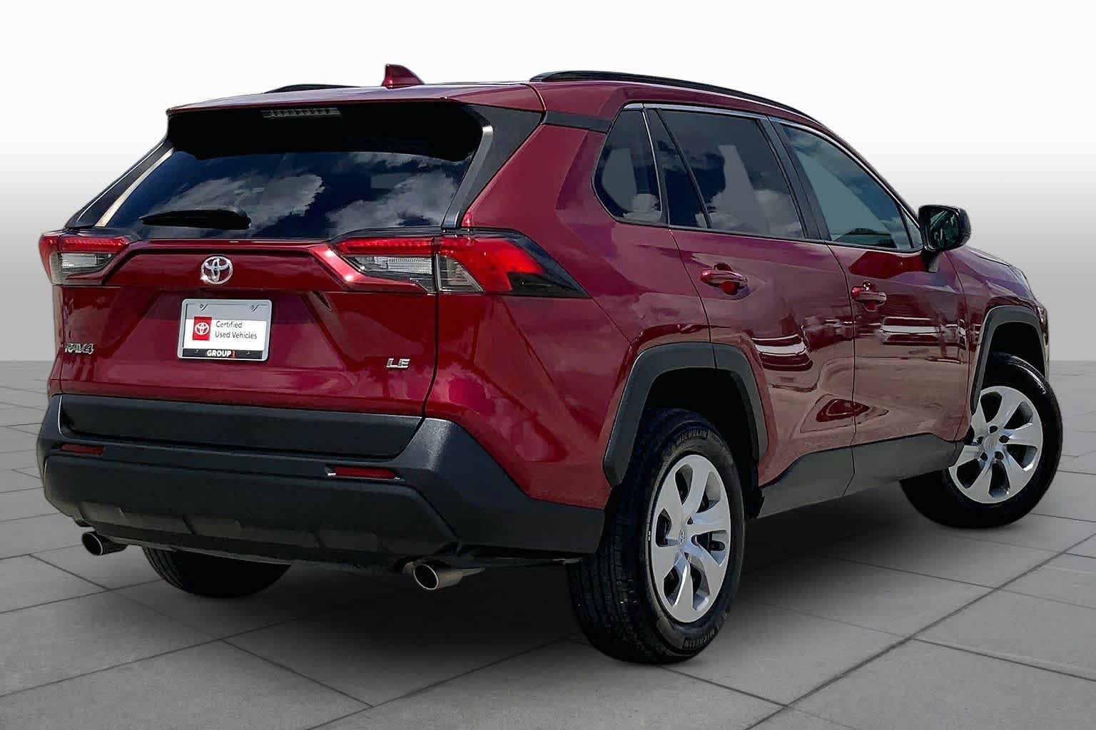 Used 2021 Ruby Flare Pearl Toyota LE image 13