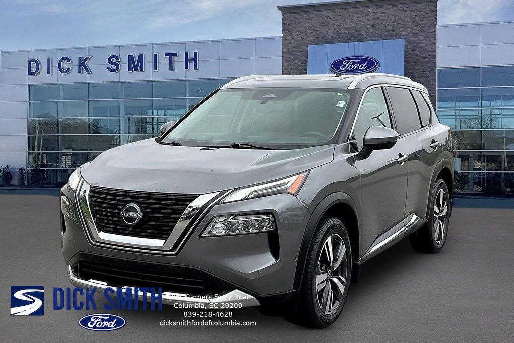 Used 2023 Gun Metallic Nissan Platinum image 1