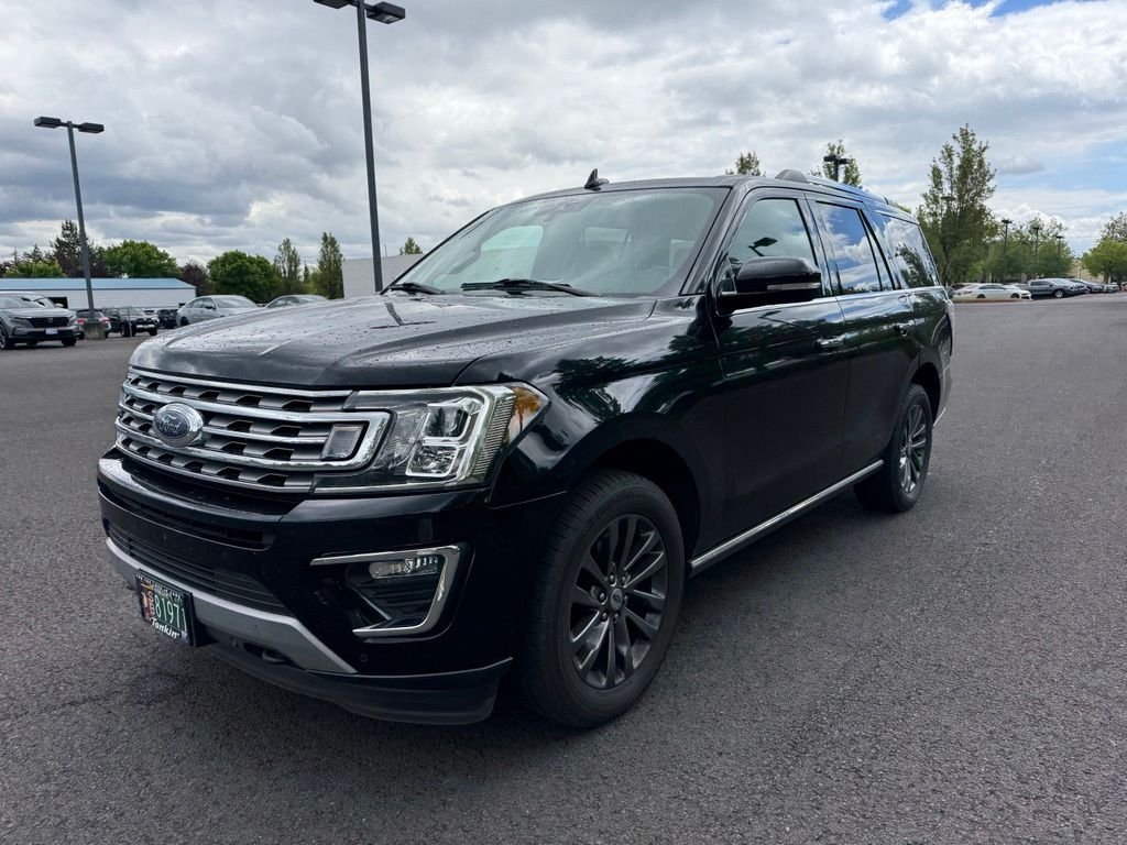 Used 2021 Agate Black Metallic Ford Limited image 3