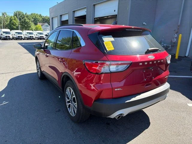 Used 2022 Red Metallic Ford SEL image 5